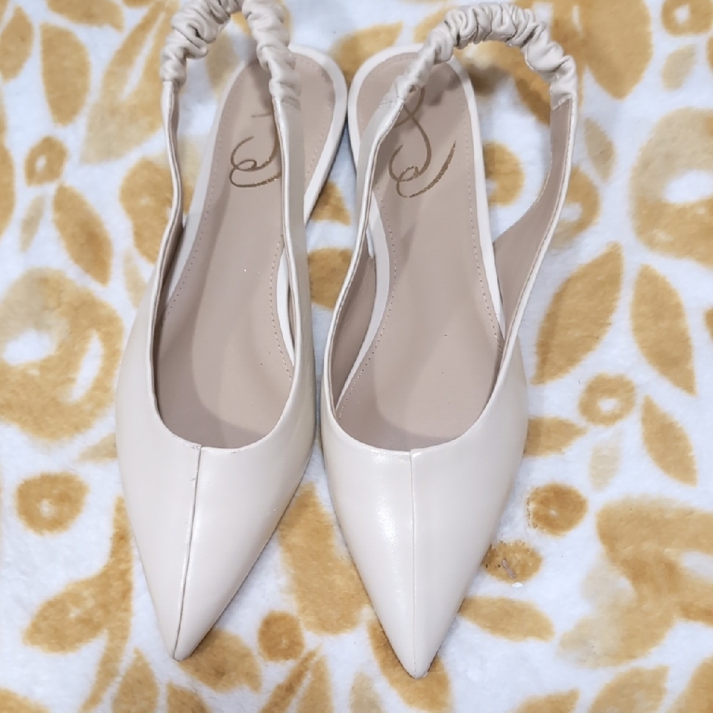 Sam Edelman Cream Flats